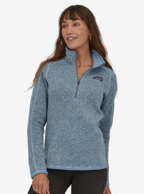 Patagonia Better Sweater Wmns 1/4 Zip - Steam Blue