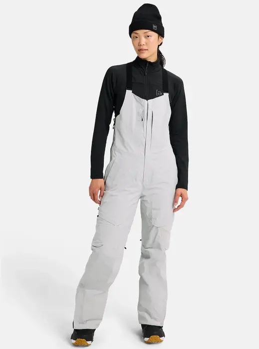 Burton [ak] Kimmy GTX 2L Wmns Bib Pants - Gray Cloud