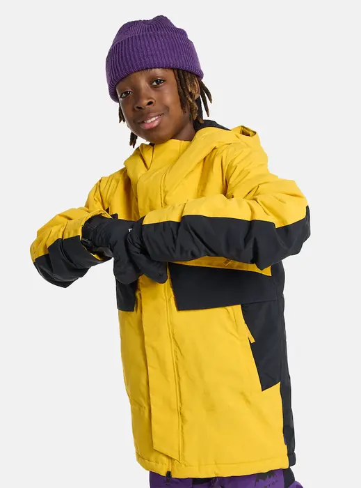 Burton Ascutney 2L Kids Jacket - Goldenrod/True Black