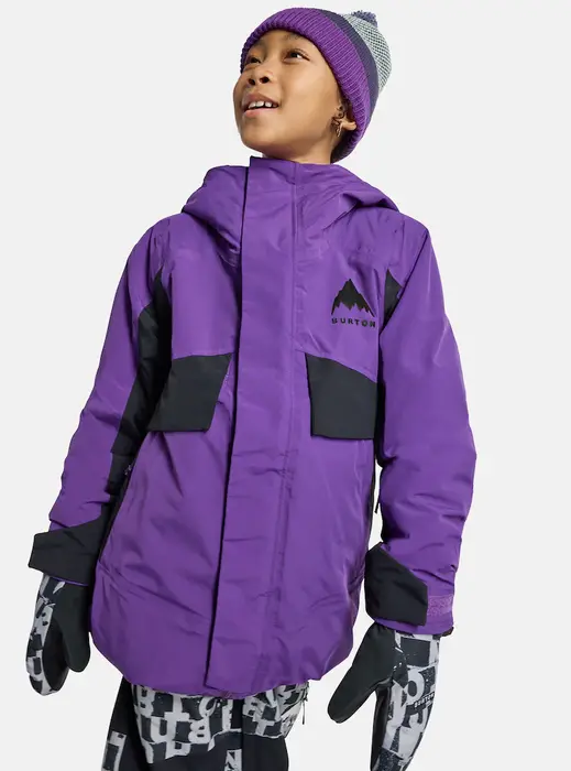 Burton Ascutney 2L Kids Jacket - Imperial Purple/True Black