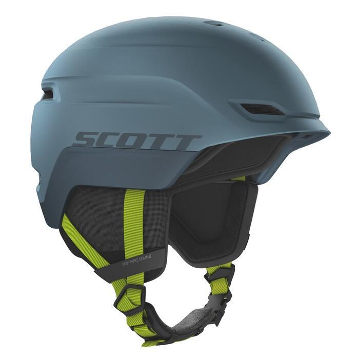 Scott Chase 2 Helmet - Storm Grey/ Ultralime Yellow