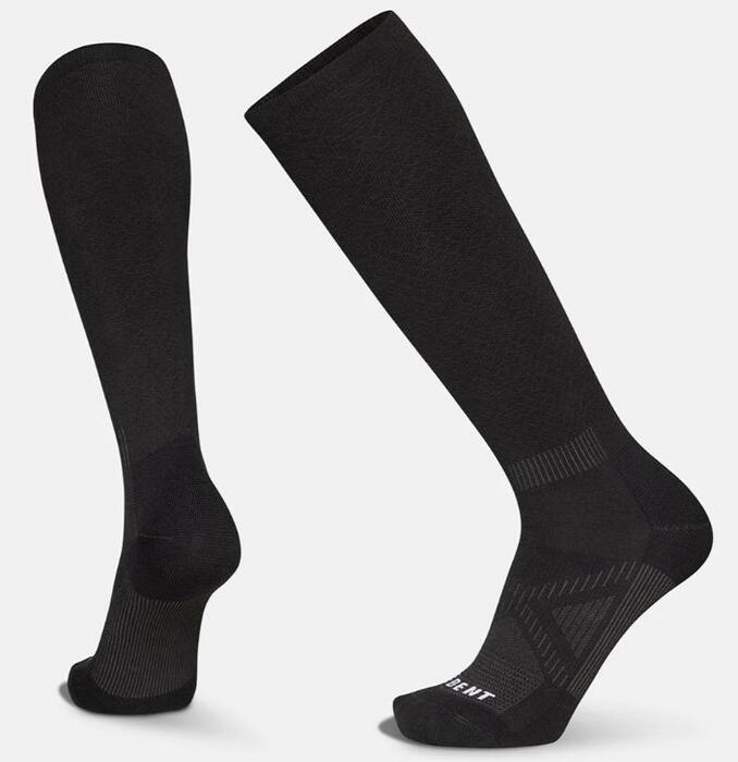 Le Bent Compression Zero Cushion Snow Sock - Black