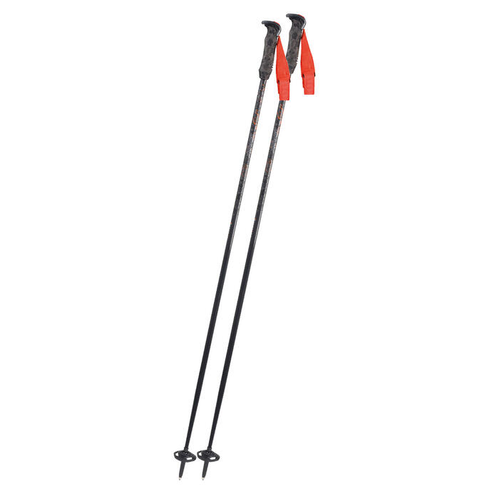 Komperdell D'scent Carbon Ski Pole - Carbon/Orange