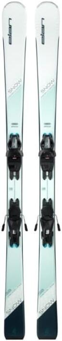 Elan Snow White Ski + EL 9.0 GW Shift Binding