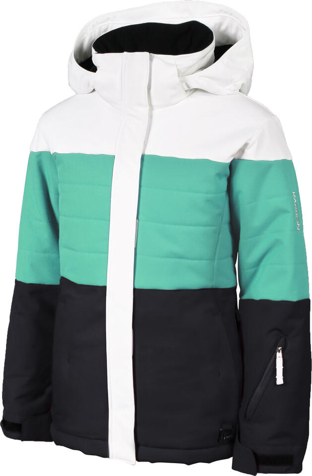 Karbon Elektra Kids Jacket - Arctic White/Seafoam/Black