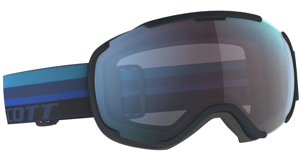 Scott Faze II Goggle - Breeze Blue/Dark Blue Enhancer Aqua Chrome