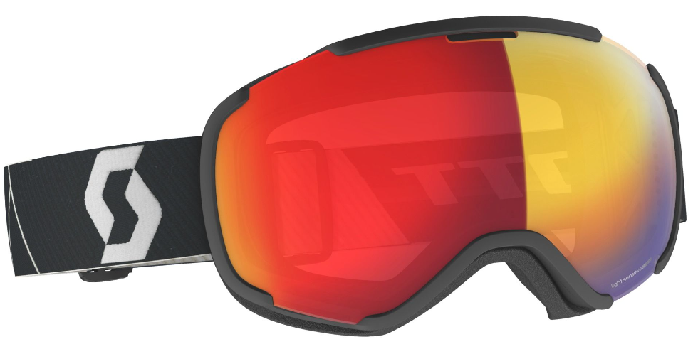 Scott Faze II LS Goggle - Mountain Black LS Red Chrome