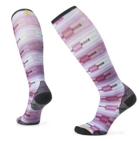 Smartwool Zero Cushion Print Wmns Ski Sock - Purple Iris