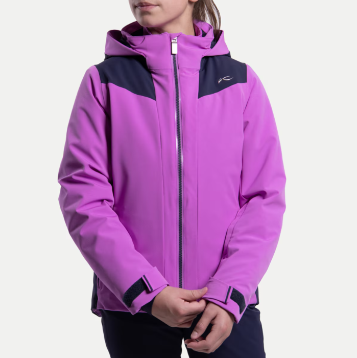 Kjus Formula 2.0 Kids Jacket - Foxglove/Atlanta Blue