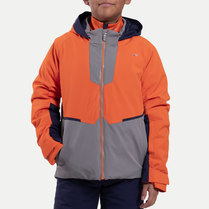 Kjus Formula 2.0 Kids Jacket - Orange/Pewter