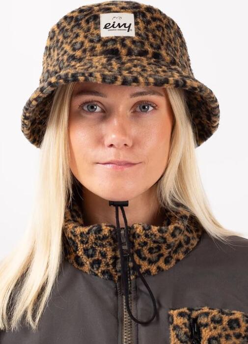 Eivy Full Moon Sherpa Hat - Leopard