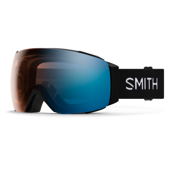 Smith I/O Mag LB Goggle - Black/CP Pro Photo Blue Mirror + SBSM