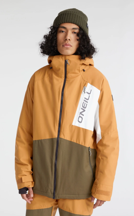 O'Neill Jacksaw Jacket - Rich Caramel Colour Block