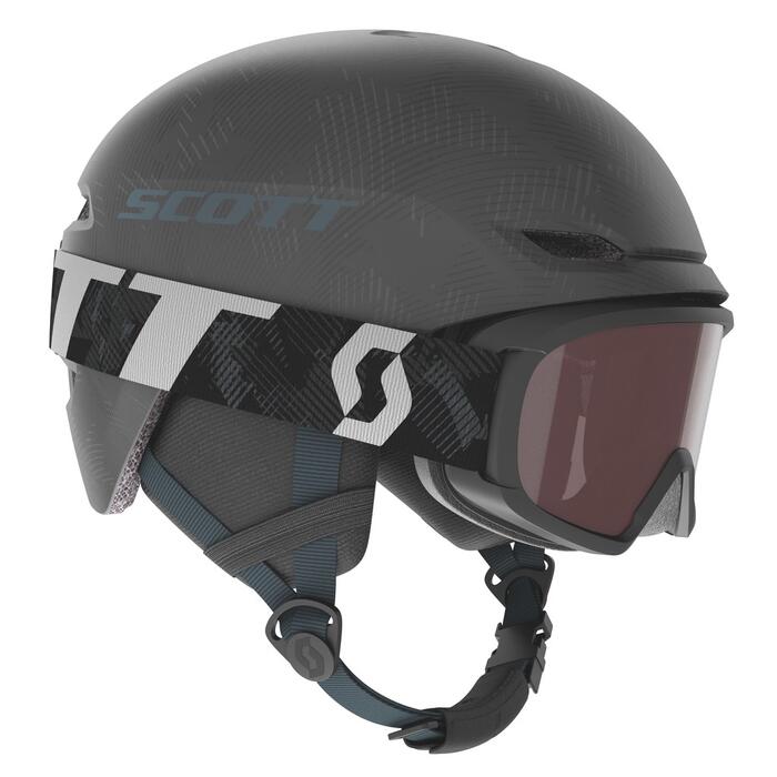 Scott Keeper 2 Kids Helmet + Witty Goggle - Dark Grey/Storm Grey