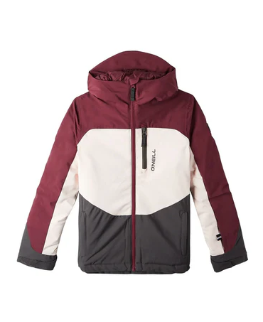 O'Neill Carbonite Kids Jacket - Windsor Wine Colour Block