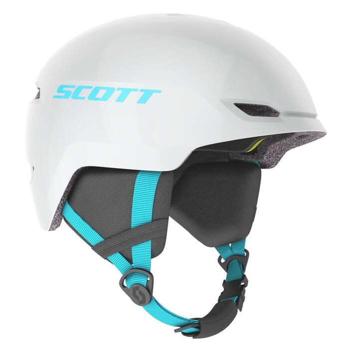 Scott Keeper 2 Plus MIPS Kids Helmet - Pearl White/Breeze Blue