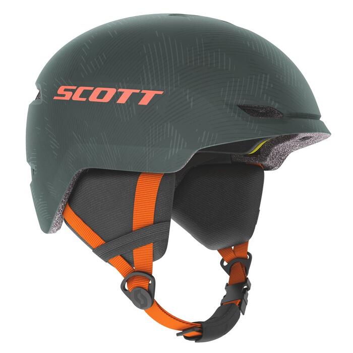 Scott Keeper 2 Plus MIPS Kids Helmet - Sombre Green/Pumpkin Orange