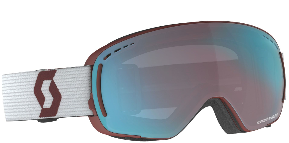 Scott LCG Compact Goggle - Team Red/White Enhancer Aqua Chrome