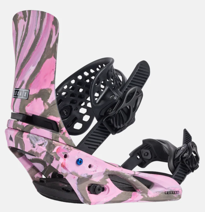 Burton Lexa X Wmns Snowboard Binding - Gray/Pink