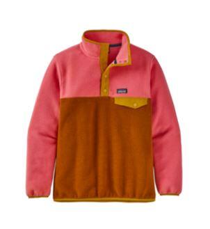 Patagonia Lightweight Synchilla Snap-T Kids Pullover - Wood Brown