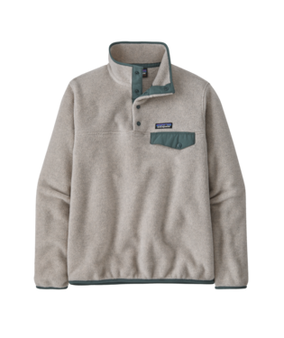 Patagonia LW Synch Snap-T Wmns P/O - Oatmeal Heather/Nouveau Green