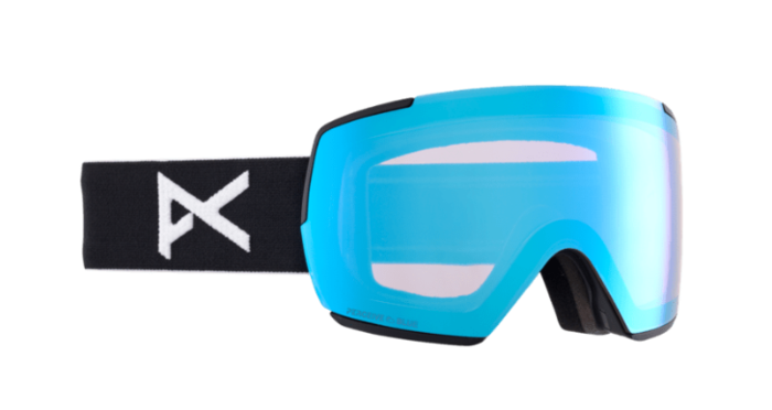 Anon M5 Goggle + MFI® Face Mask - Black/Prcv Variable Blue + Prcv Cloudy Pink