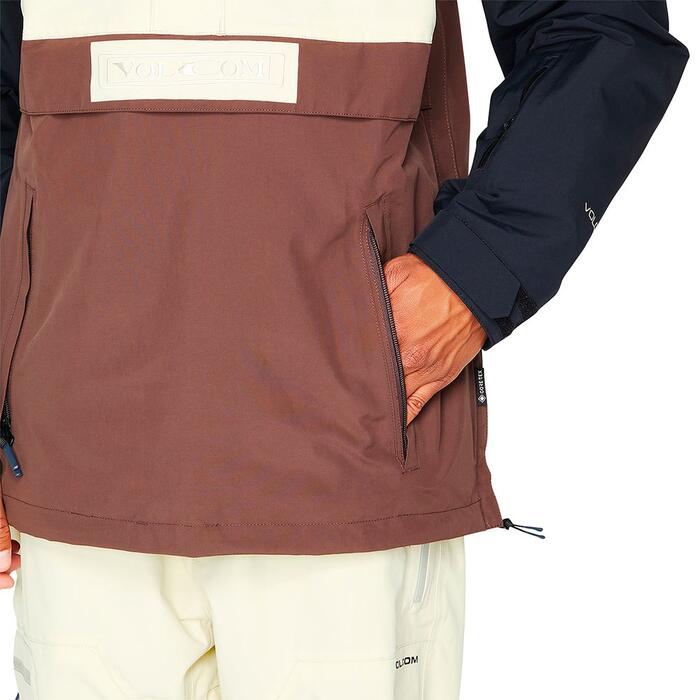 Melo GoreTex Pullover Jacket Khaki Snowcentre