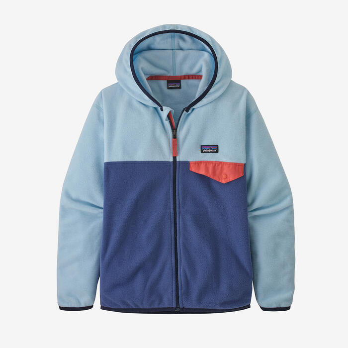 Patagonia Micro D Snap-T Kids Jacket - Current Blue
