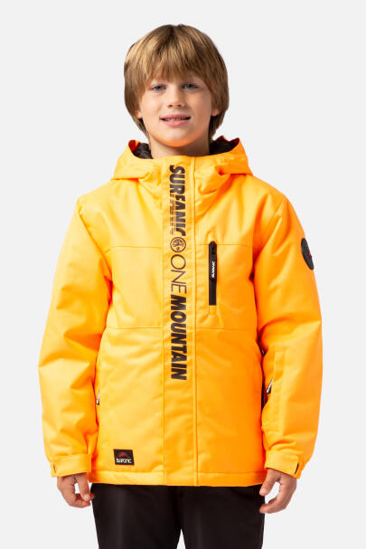 Surfanic Mission Kids Jacket - Dark Orange