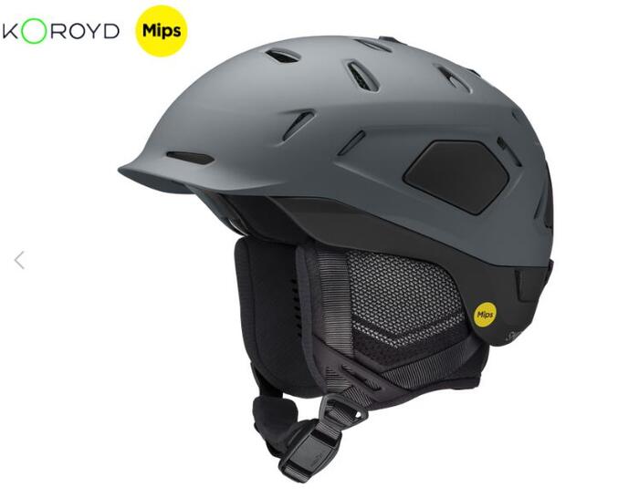 Smith Nexus MIPS Helmet- Matte Slate/ Black