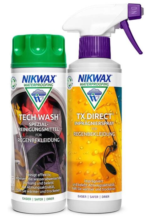 Nikwax Tech Wash + TX Direct Spray-On