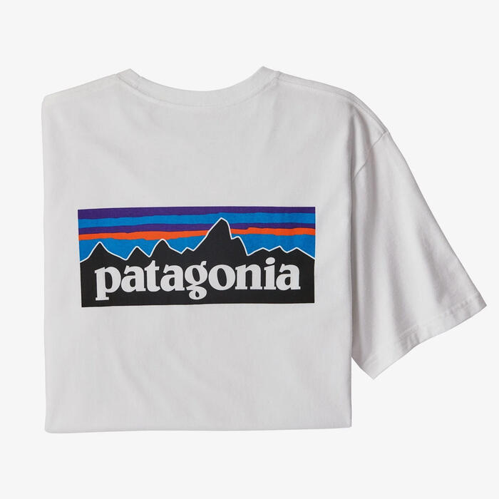 Patagonia P-6 Logo Responsibili-Tee - White