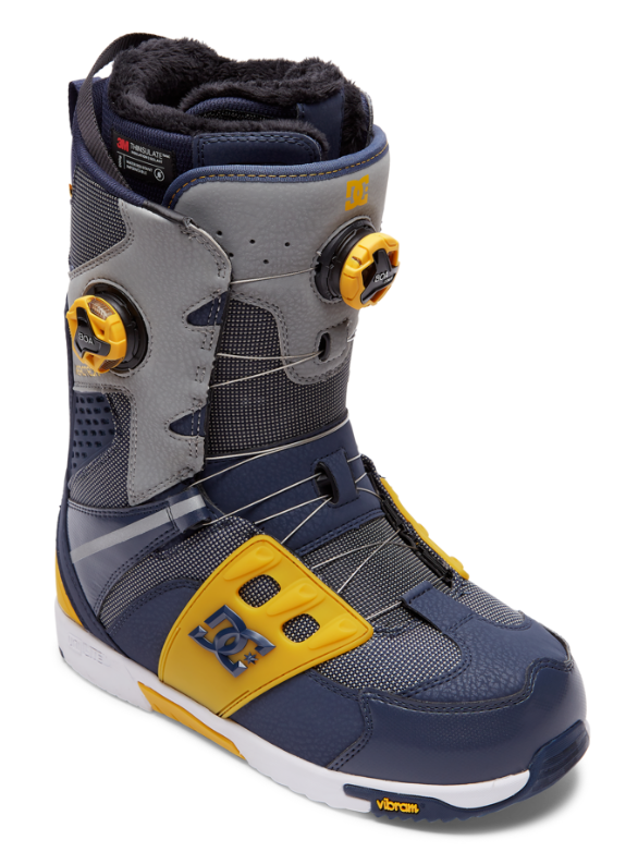 DC Phantom Snowboard Boot - Navy/Yellow