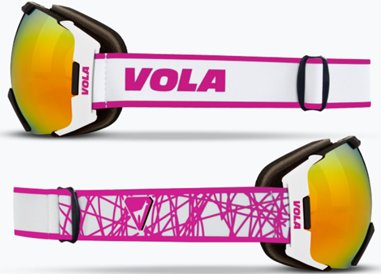 Vola Fast Goggle + 1 Spare Lens - Pink