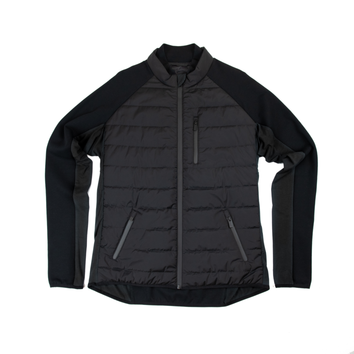 Le Bent Pramecou Wool Insulated Hybrid Jacket - Black