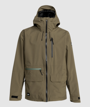 Quiksilver Quest Stretch 20K Jacket - Canteen