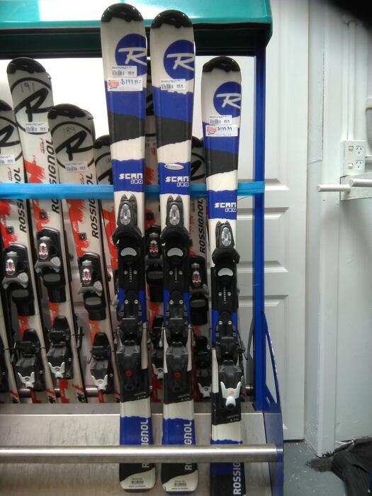 Rossignol Ex Rental - Scan Kids Ski + Xelium Binding