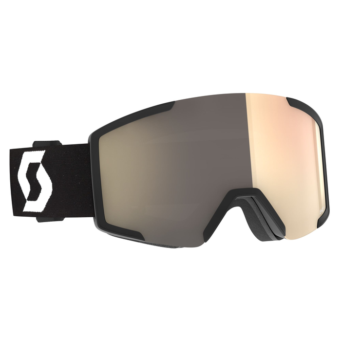 Scott Shield LS Goggle - Mineral Black/White LS Bronze Chrome