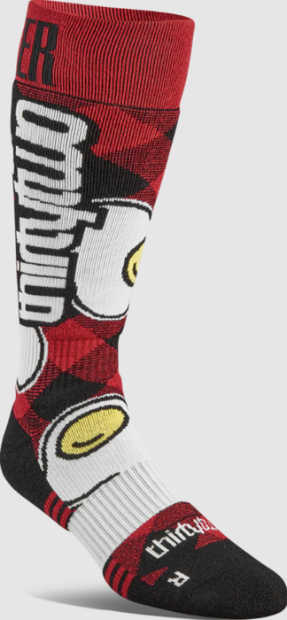 ThirtyTwo Signature Merino Sock - Red/Black