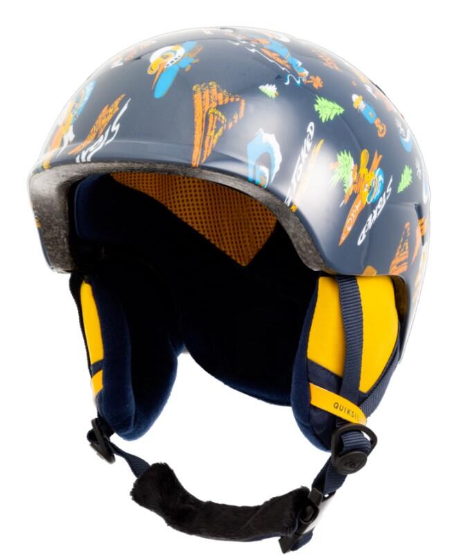 Quiksilver Slush Kids Helmet - Insignia Blue Snow Aloha