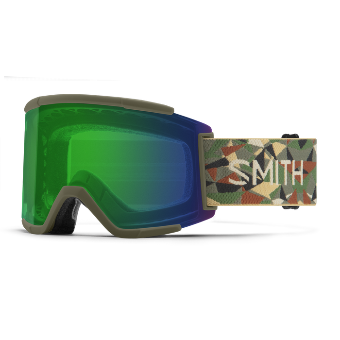 Smith Squad XL Goggle - Alder Geo Camo/ CP Everyday Green Mirror