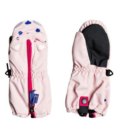Roxy Snow S Up Kids Mitt - Powder Pink