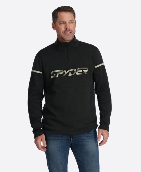 Spyder Speed Fleece 1/2 Zip Top - Black