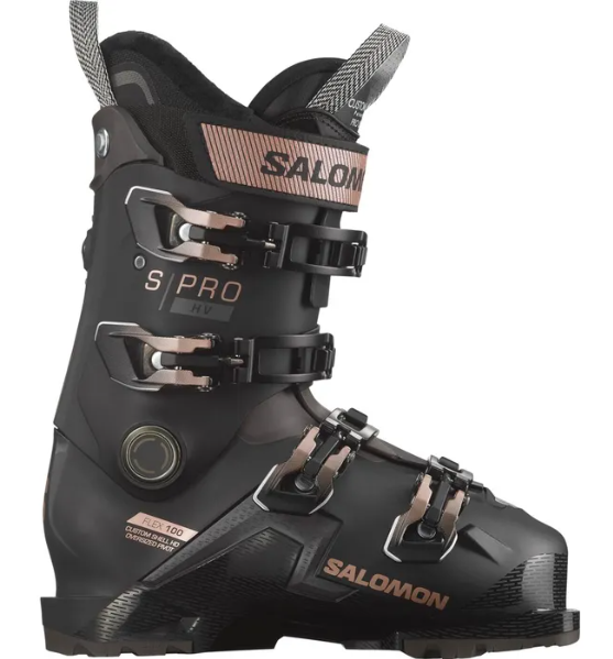 Salomon S/Pro HV 100 Wmns Ski Boot - Black/Pinkgold