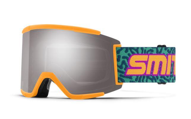 Smith Squad XL LB Goggle - Neon Wiggles Archive/CP Sun Platinum Mirror + SBSM