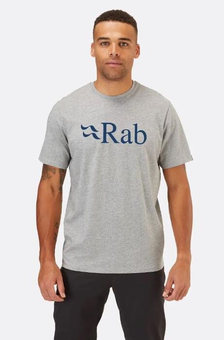Rab Stance Logo Tee - Grey Marl