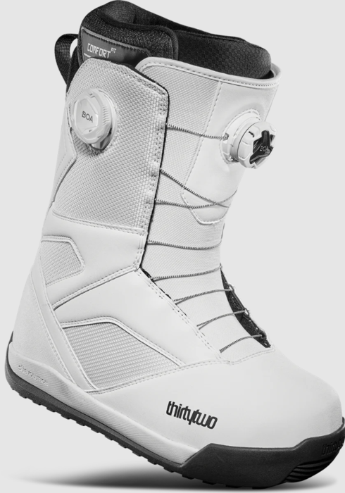 ThirtyTwo STW Double BOA Snowboard Boot - White/Black