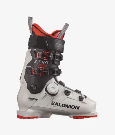 Salomon S/Pro Supra BOA 120 Ski Boot - Gray Aurora/Black/Red