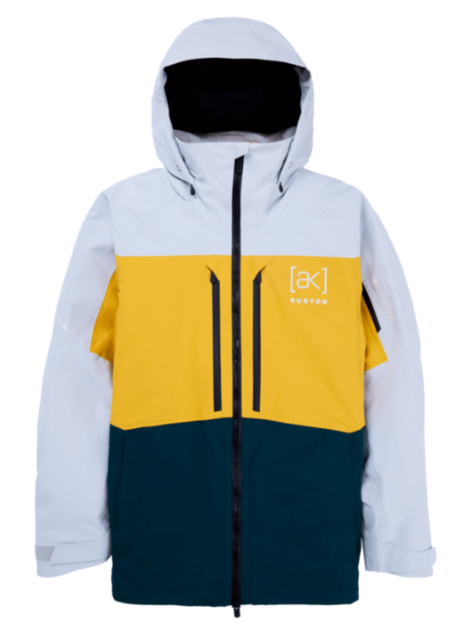 Burton [ak] Swash GTX 2L Jacket - Gray Cloud/Goldenrod/Deep Emerald