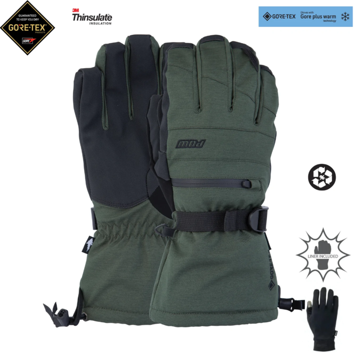 Pow Wayback GTX Long Glove + Warm - Kombu Green